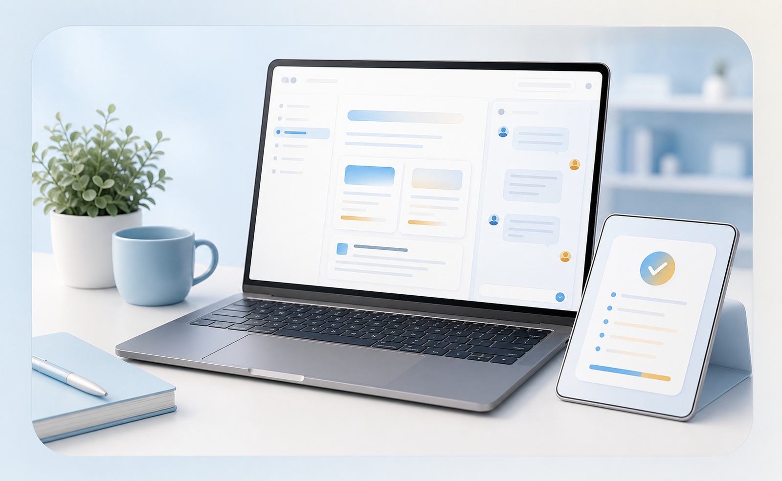 Modern documentation and support workspace